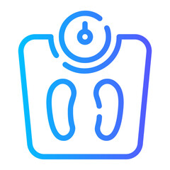 body weight Line Gradient Icon