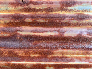 Texture of rusty galvanized sheet
