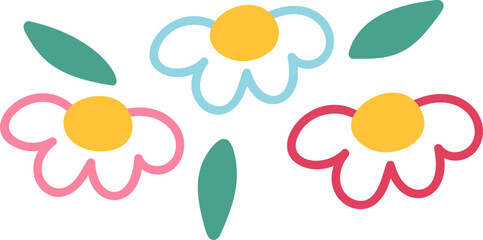 Cute flower element