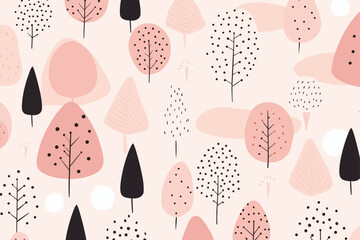Winter floral seamless pattern background. Good for fashion fabrics, children’s clothing, T-shirts, postcards, email header, wallpaper, banner, posters, events, covers, and more.