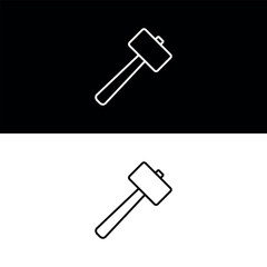 Hammer Icon Vector Design Template