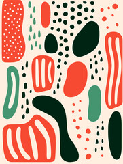 Abstract pattern background. Good for fashion fabrics, children’s clothing, T-shirts, postcards, email header, wallpaper, banner, posters, events, covers, advertising, and more.