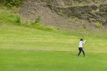 新緑が綺麗なゴルフ場