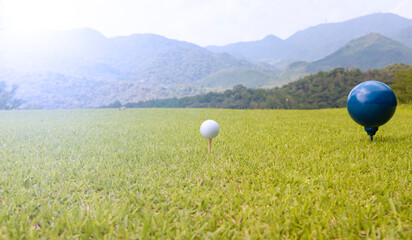 新緑が綺麗なゴルフ場