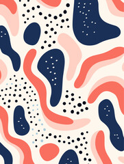 Colorful abstract pattern background. Good for fashion fabrics, children’s clothing, T-shirts, postcards, email header, wallpaper, banner, posters, events, covers, advertising, and more.