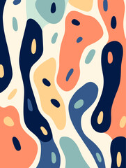 Colorful abstract pattern background. Good for fashion fabrics, children’s clothing, T-shirts, postcards, email header, wallpaper, banner, posters, events, covers, advertising, and more.