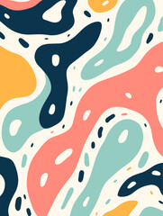 Abstract pattern background. Good for fashion fabrics, children’s clothing, T-shirts, postcards, email header, wallpaper, banner, posters, events, covers, advertising, and more.