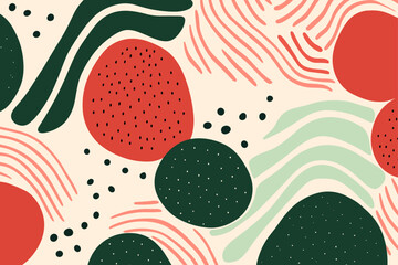 Christmas winter seamless pattern background. Good for fashion fabrics, children’s clothing, T-shirts, postcards, email header, wallpaper, banner, posters, events, covers, advertising, and more.