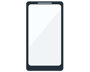 スマホ。スマートフォン。ベクターイラスト