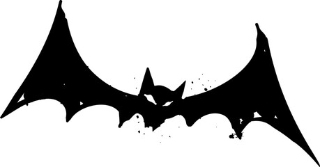 Spooky bat spray paint © TWINS DESIGN STUDIO