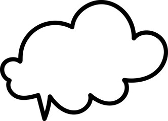 Speech bubble element