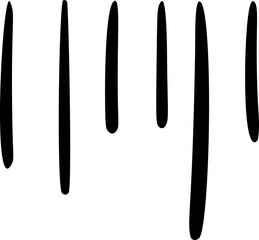 Hand drawn wind element