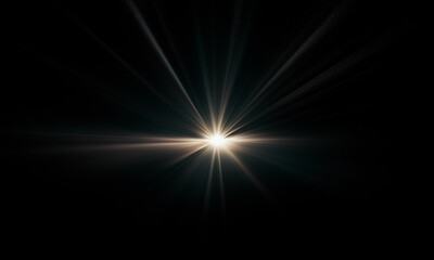 	
Beautiful light flares. Glowing streaks on dark background