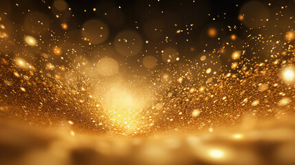 Creative Golden Light Background wallpaper design