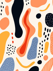Abstract pattern background. Good for fashion fabrics, children’s clothing, T-shirts, postcards, email header, wallpaper, banner, posters, events, covers, advertising, and more.