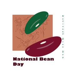 National Bean Day illustration vector design