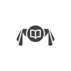 Book festival vector icon