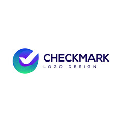 Modern C Letter Checkmark Company Logo Design