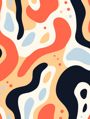 Colorful abstract pattern background. Good for fashion fabrics, children’s clothing, T-shirts, postcards, email header, wallpaper, banner, posters, events, covers, advertising, and more.