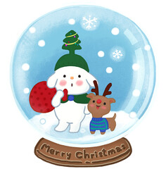 christmas crystal ball ,special time  . gift for kids and family.