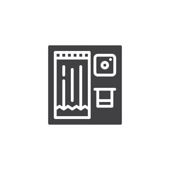 Photo Booth vector icon
