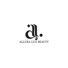AL, AL initial letter logo design, alphabet logo concept template - obrazy, fototapety, plakaty
