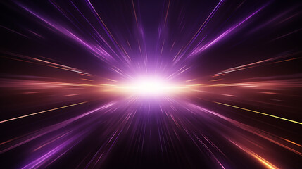 Fototapeta na wymiar Abstract neon light rays background. purple glowing light burst explosion on black background. abstract flare light rays. 
