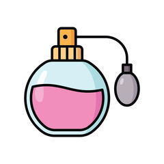 Obraz premium perfume icon vector design template simple and clean