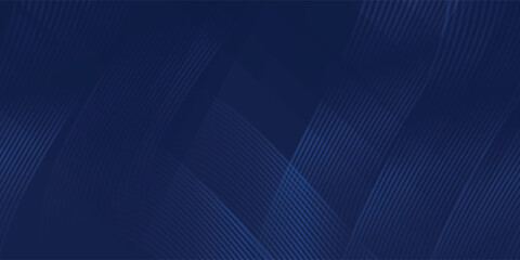 Dark blue premium background design with diagonal dark blue line pattern. Premium background design with diagonal dark blue stripes pattern. Vector horizontal template for digital luxury 