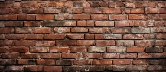 Aged textured brick wall backdrop