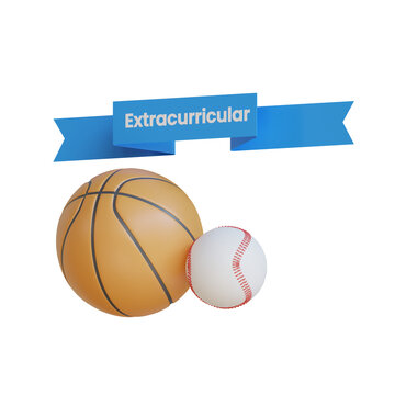 Extracurricular Activities in an Engaging 3D Model. Unique 3D Model Design of Extracurricular.
3d illustration, 3d element, 3d rendering. 3d visualization isolated on a transparent background