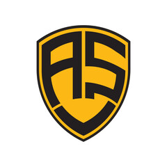 AS letter logo