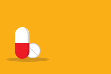 Pills. Pill and tablet icon	