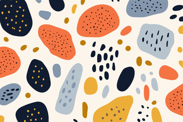 Beautiful abstract seamless pattern background. Good for fashion fabrics, children’s clothing, T-shirts, postcards, email header, wallpaper, banner, posters, events, covers, advertising, and more.