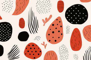 Beautiful abstract seamless pattern background. Good for fashion fabrics, children’s clothing, T-shirts, postcards, email header, wallpaper, banner, posters, events, covers, advertising, and more.