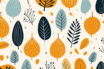 Floral seamless pattern background. Good for fashion fabrics, children’s clothing, T-shirts, postcards, email header, wallpaper, banner, posters, events, covers, advertising, and more.