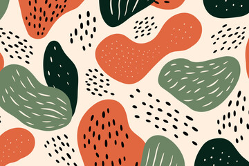 Beautiful abstract seamless pattern background. Good for fashion fabrics, children’s clothing, T-shirts, postcards, email header, wallpaper, banner, posters, events, covers, advertising, and more.