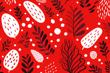 Floral seamless pattern background. Good for fashion fabrics, children’s clothing, T-shirts, postcards, email header, wallpaper, banner, posters, events, covers, advertising, and more.