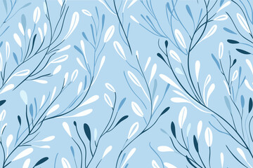 Winter seamless pattern background. Good for fashion fabrics, children’s clothing, T-shirts, postcards, email header, wallpaper, banner, posters, events, covers, and more.