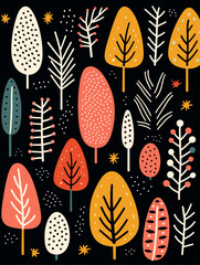 Floral seamless pattern background. Good for fashion fabrics, children’s clothing, T-shirts, postcards, email header, wallpaper, banner, posters, events, covers, advertising, and more.