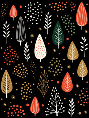 Floral seamless pattern background. Good for fashion fabrics, children’s clothing, T-shirts, postcards, email header, wallpaper, banner, posters, events, covers, advertising, and more.