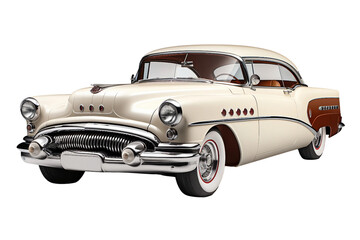 Buick Road master isolated on transparent background, Generative Ai