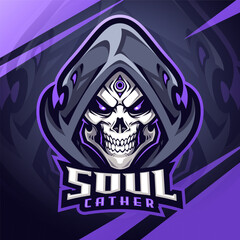 Soul cather esport mascot logo design