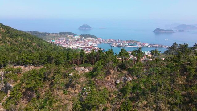 Drone view of Chuja island_상추자도 드론뷰