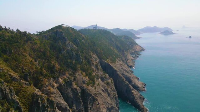 Drone view of Navarone_나바론 하늘길 드론뷰