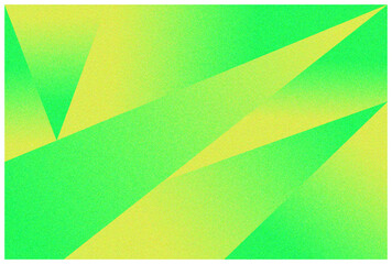 Obraz premium Green yellow 3d abstract background. Gradient geometric gradation color. Noise grain texture effect. Modern trendy futuristic background