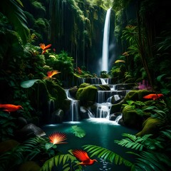 waterfall in the forest