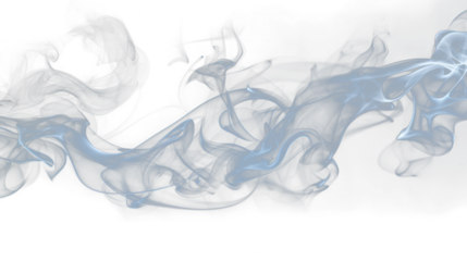 Smoke on the transparent background