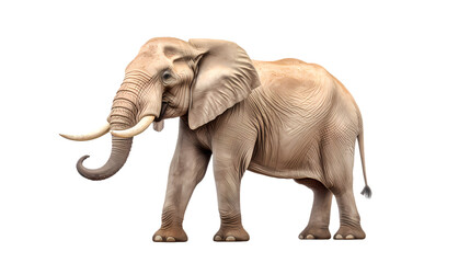 Obraz premium Elephant on transparent background