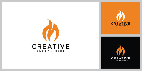 flame vector icon designs template